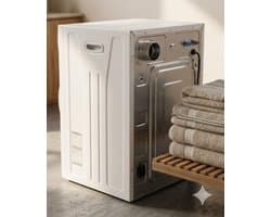 Wasdroger 3 kg – CompactDry Pro 1020W Luchtafvoerdroger Voorlader, 40L Capaciteit, 3 Droogprogramma’s, Compact & Energiezuinig – Wit Urbanhome