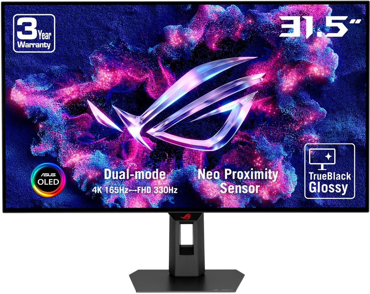 ASUS ROG Strix OLED XG32UCWG - 4K UHD WOLED Gaming Monitor - 165Hz - USB-C 15W Power Delivery - 0.03ms - 31.5 Inch — afbeelding 1