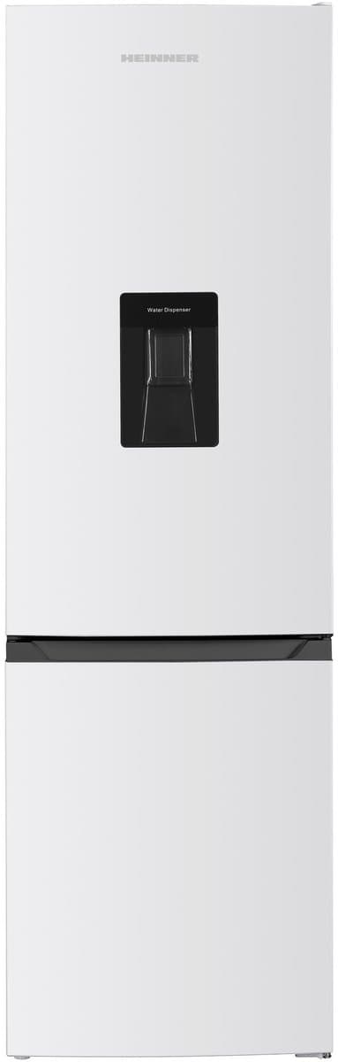 Heinner HC-HM260INVWDD Koel-vriescombinatie met Waterdispenser – 260 L – Elektronische Temperatuurregeling – Omkeerbare Deur – Wit – 5 Jaar Garantie — afbeelding 1