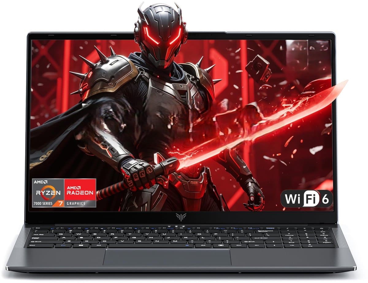 ACEMAGIC LX15 Pro 15.6 Zoll Gaming Laptop - AMD Ryzen 7 7730U(8C/16T,tot 4.5GHz) - 16GB RAM DDR4 512GB SSD - Windows 11 Pro-Type C - WIFI6 Notebook — afbeelding 1