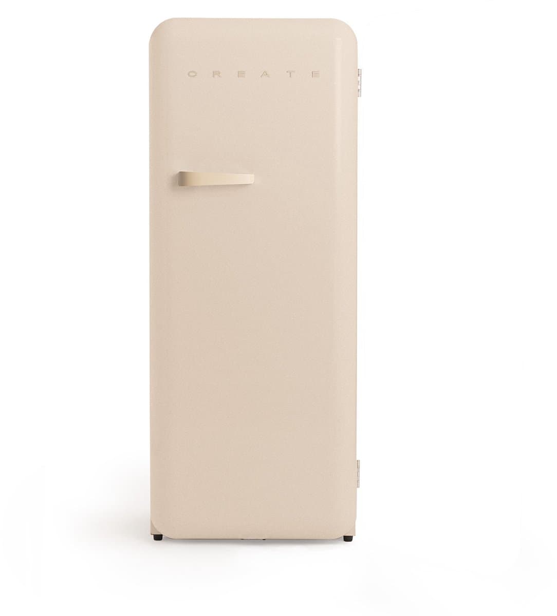 CREATE - Koelkast in retrostijl - Zand - Handvat Zand - FRIDGE RETRO 281L — afbeelding 1