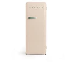 CREATE - Koelkast in retrostijl - Zand - Handvat Sage - FRIDGE RETRO 281L