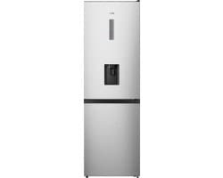 ETNA KCV286WRVS- Vrijstaande Koel-vriescombinatie - 186 cm - RVS - Waterdispenser - No Frost