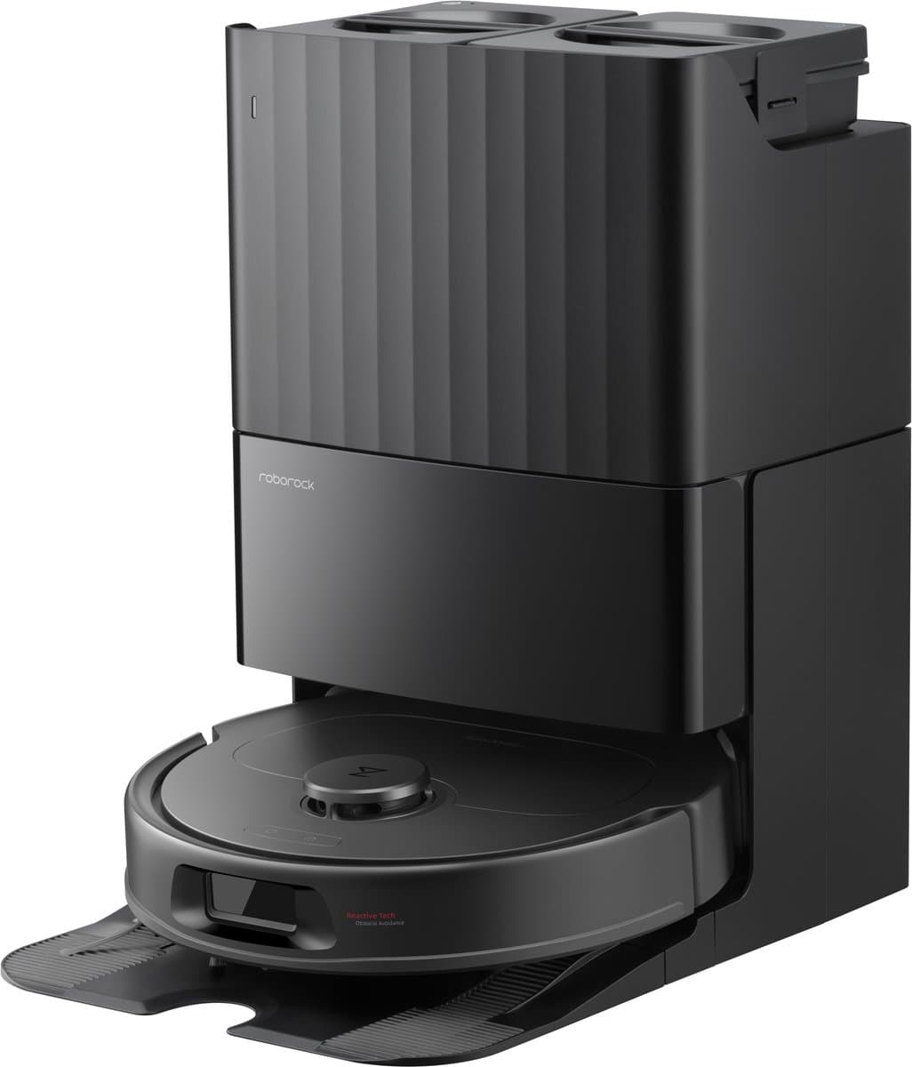 Roborock QV 35A robotstofzuiger - 8000Pa - met dweilfunctie - anti-verstrengeling - Dual Liftable Spinning Mops - Reactive Tech Obstacle Avoidance - Zelfreinigend - 2,7 L stofzak - 4 L watertank - Qrevo Plus/Qrevo upgrade — afbeelding 1
