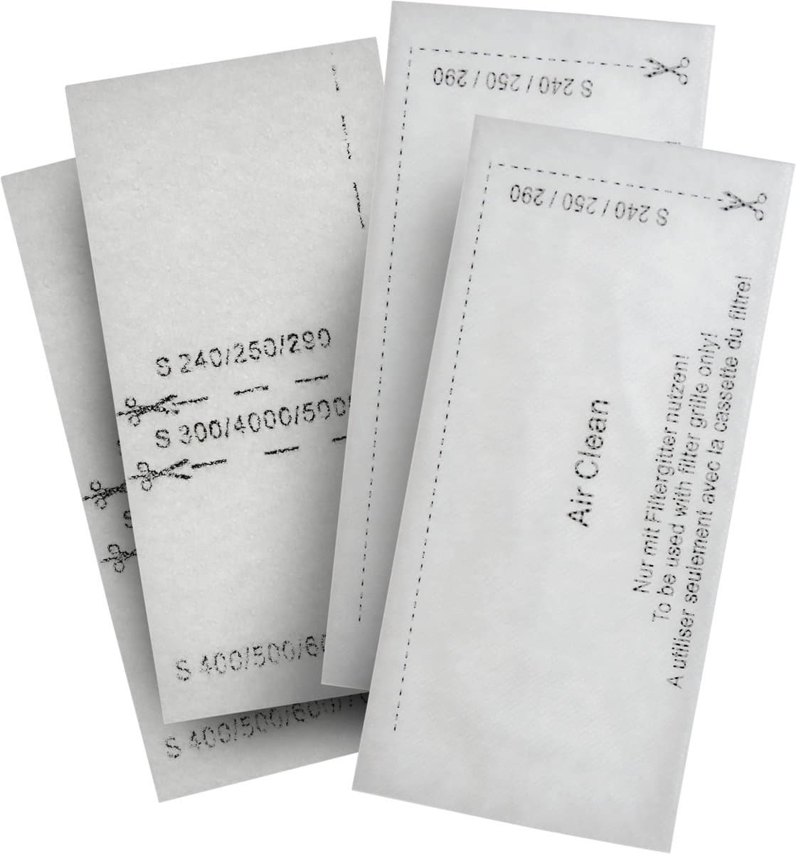 Dparts filterset geschikt voor Miele stofzuiger - 2x motorfilter en 2x uitblaasfilter - voor series Complete Compact Classic C1 C2 C3 - Air Clean filter - AirClean SF-SAC 20/30 — afbeelding 1