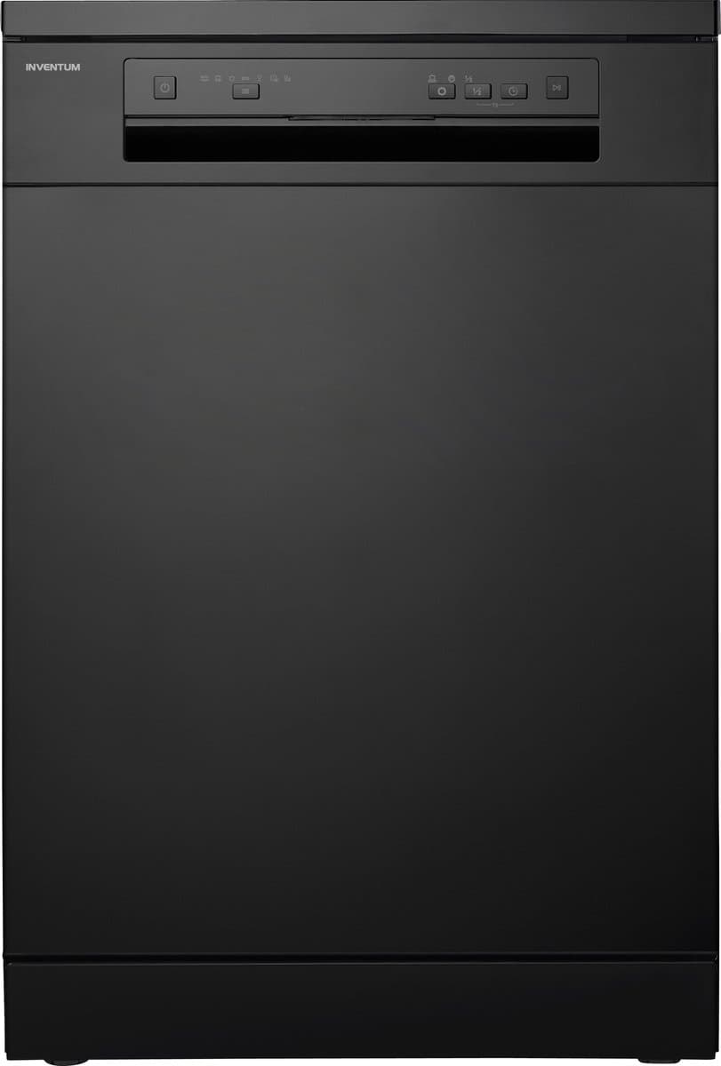 Inventum VVW6036AB vaatwasser - 14 couverts - Bestekmand - 44 dB - 7 programma’s - Deur opent automatisch - Startuitstel - Energielabel C - Vrijstaand - Zwart — afbeelding 1