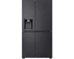 LG GSLE91EVAC Amerikaanse koelkast 628L met water- en ijsdispenser zonder leidingwerk - UVnano (99,99% bacteriën) - DoorCooling+ voor sneller koelen - ThinQ slimme bediening, stille en zuinige Smart Inverter. Energieklasse C