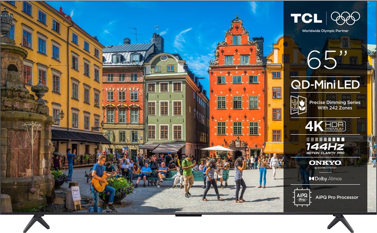 "TCL 65MQLED75K tv 165,1 cm (65"") 4K Ultra HD Smart TV Zwart 1000 cd/m_ - Smart TV" — afbeelding 1