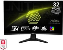 MSI MAG 32CQ6F - WQHD Curved Gaming Monitor - 180hz - 32 inch
