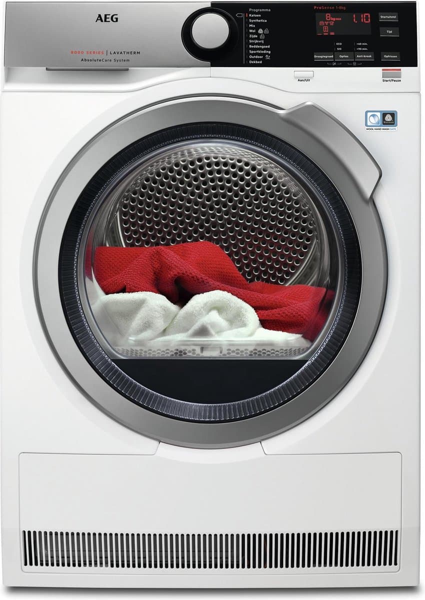 AEG T8DE86ES 8000 serie AbsoluteCare - Wasdroger Warmtepompdroger — afbeelding 1