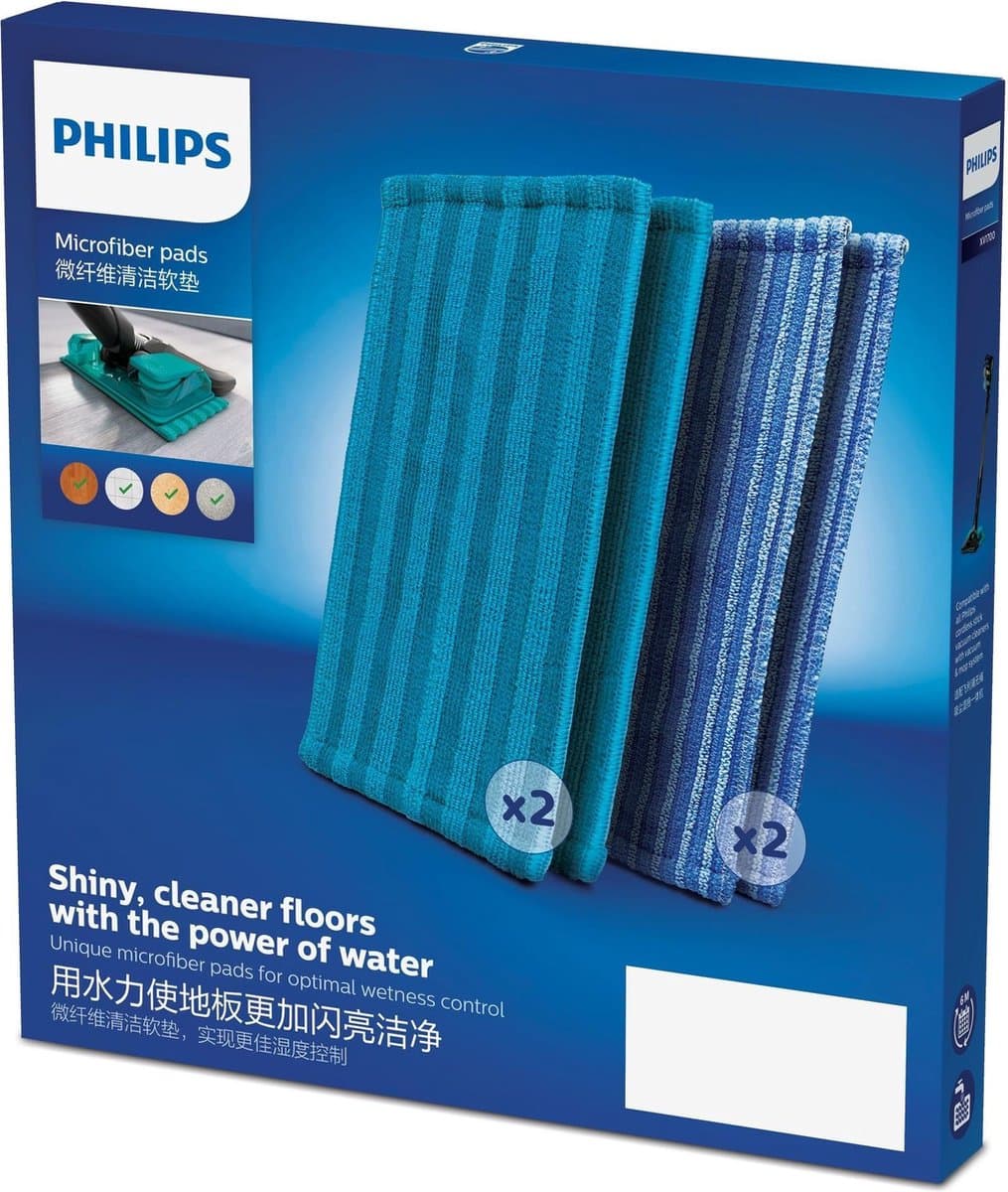 Philips XV1700/01 - Microvezel - Dweilpad - Niet geschikt voor de OneUp — afbeelding 1