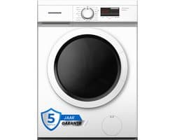Heinner HWM-M6010SMD++ Slanke Wasmachine 6 kg – 15 Wasprogramma’s – 1000 tpm – Kinderslot – Digitaal Display – Wit – 5 Jaar Garantie