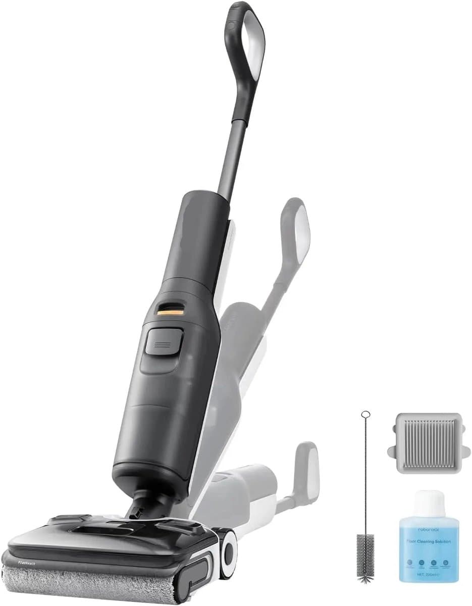 2-in-1 Vloerreiniger – Draadloze Stofzuiger – Elektrische Mop – Snoerloze Schoonmaker – HEPA Filter – 4000mAh Batterij – 20.000 Pa Zuigkracht — afbeelding 1