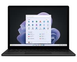 Microsoft Surface Laptop 5 Intel® Core™ i7 i7-1265U 34,3 cm (13.5") Touchscreen 16 GB LPDDR5x-SDRAM 256 GB SSD Wi-Fi 6 (802.11ax) Windows 11 Pro UK International Zwart