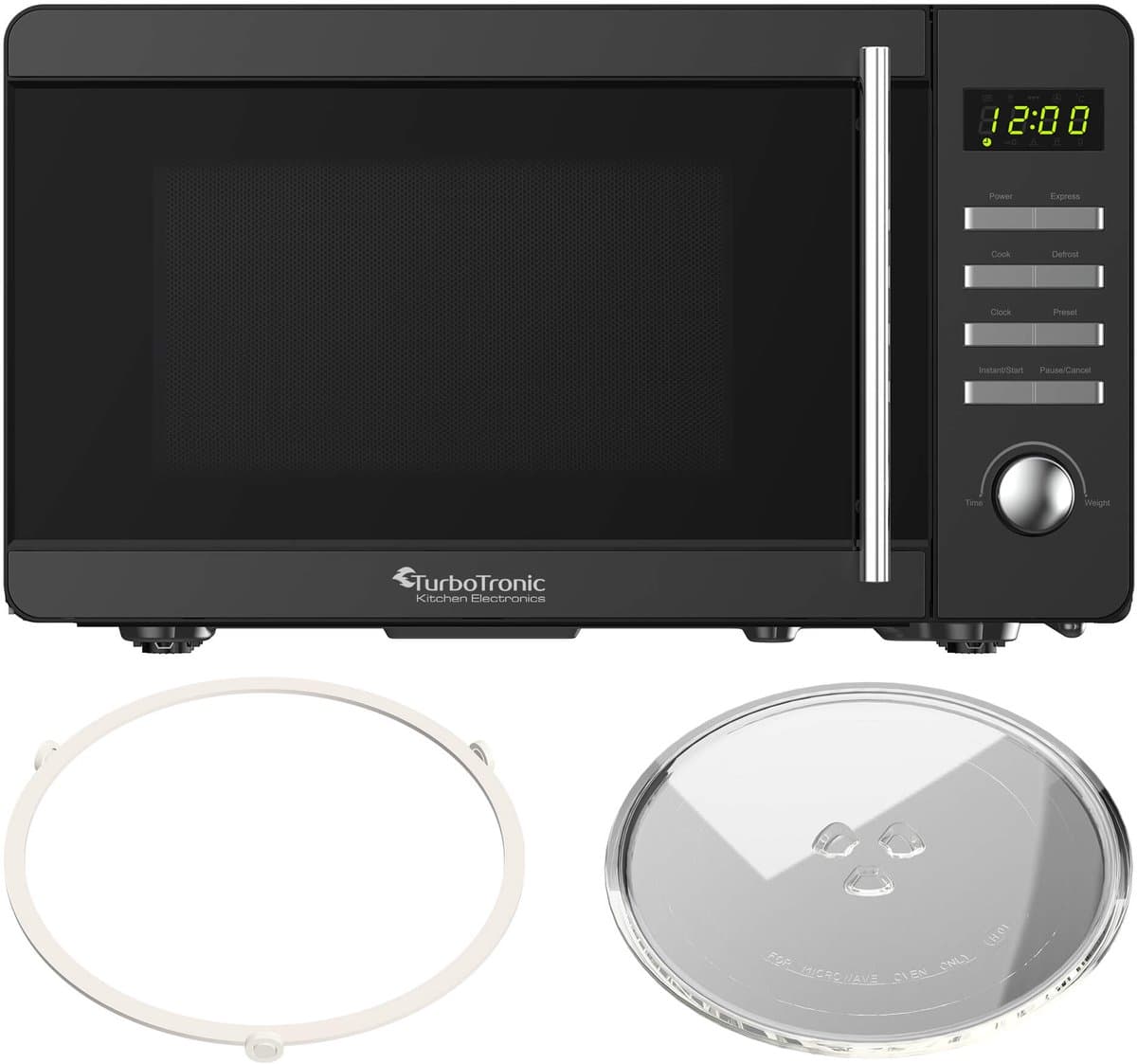 Turbotronic MW20 Vrijstaande Magnetron - Microwave - 20 Liter - Zwart — afbeelding 1