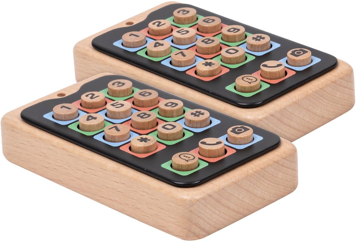Mobiele telefoons | 2 stuks | Educo | APPARAAT. — afbeelding 1