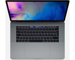 Apple MacBook Pro Grijs 15.4'' 2880 x 1800 Pixels Intel® Core™ i9-8xxx 32 GB DDR4-SDRAM 1000 GB SSD macOS Mojave