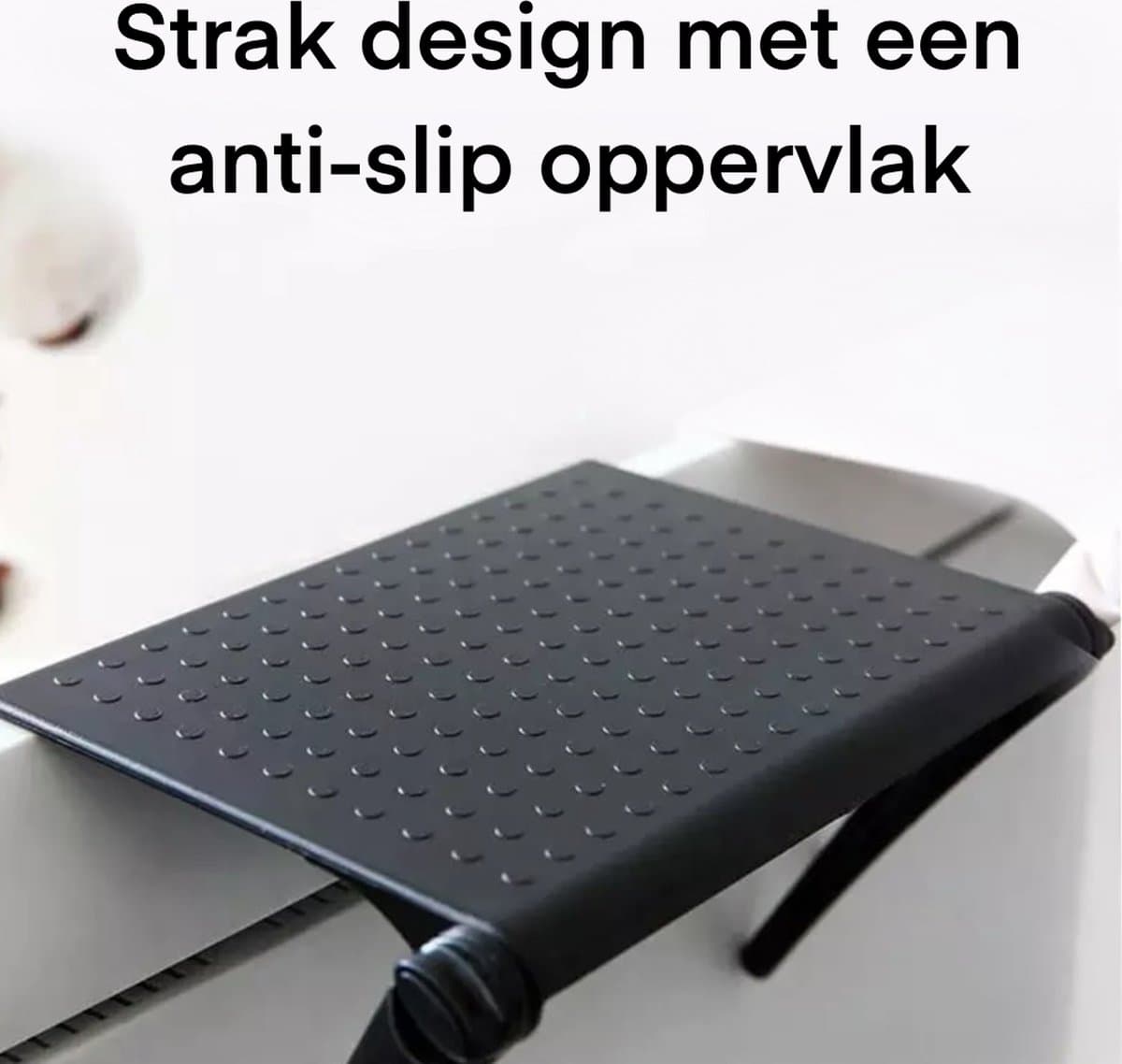Tv plateau klein - zwart - televisie - beeldscherm plank - beamer plan - gadgets mannen -cadeau — afbeelding 1