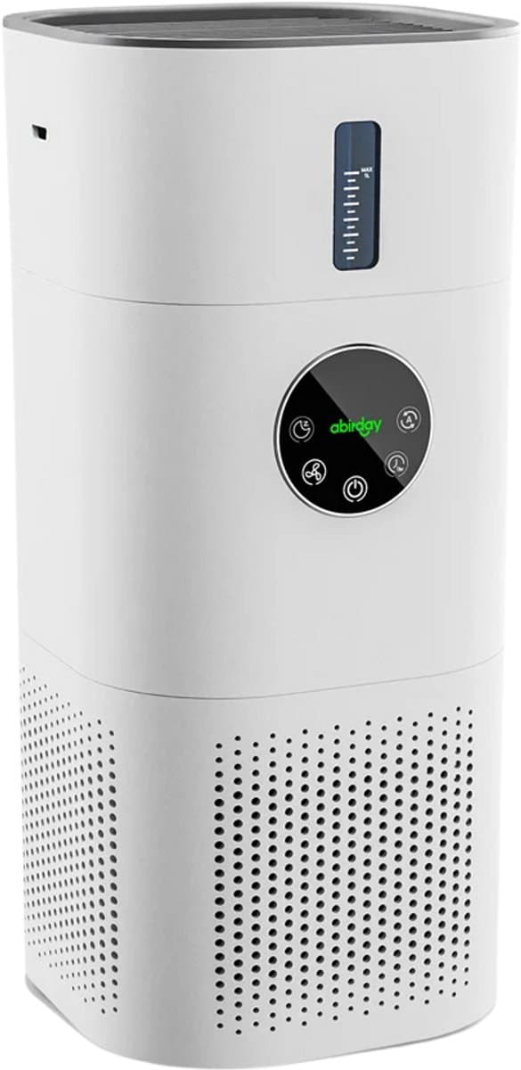 Studio Lyma Luchtreiniger - Luchtbevochtiger - Air purifier - Extra stil - Voor ruimtes van 20-50 m2 - Met vervangbaar HEPA 13 filter + koolstoffilter - Werkt tegen huisstofmijt, hooikoorts, allergie, stof - Met nachtmodus en timer — afbeelding 1