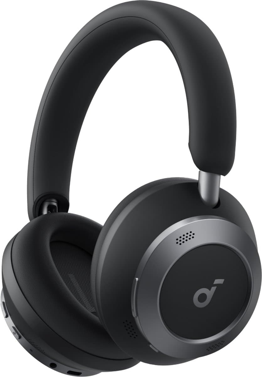 Soundcore Space One Pro by Anker - Draadloze Over-ear Koptelefoon Zwart - Headphones - Active Noise Cancelling, Multipoint Connection, 60 uur Accuduur, Bluetooth 5.3, LDAC, Hi-Res Certified, klein opvouwbaar — afbeelding 1