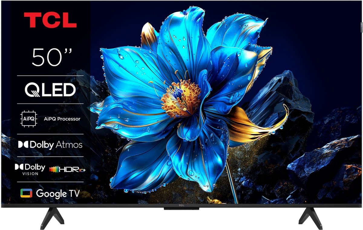 TCL 50P71K 50inch 4K QLED 60Hz TV — afbeelding 1