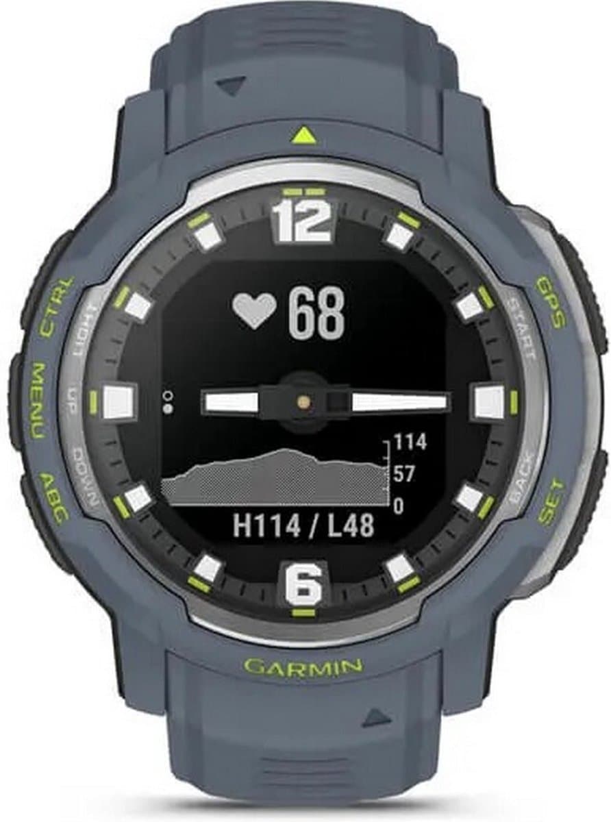 Garmin Instinct Crossover Blauw/Graniet (Hybrid smartwatch) — afbeelding 1