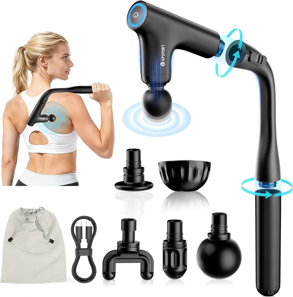 Massage Gun Professioneel - Massage Apparaat - Theragun spierfunctie — afbeelding 1