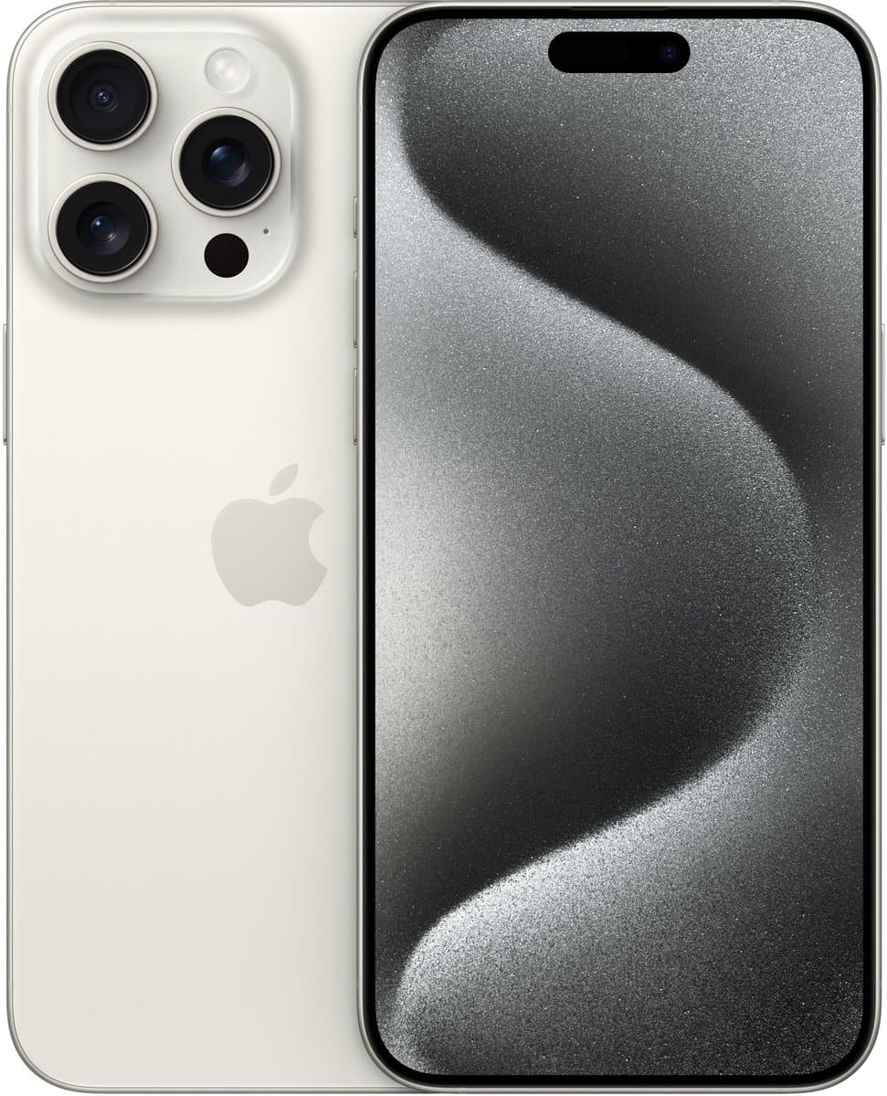 Apple iPhone 15 Pro Max - 256GB - Wit Titanium — afbeelding 1