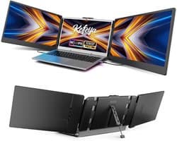 Core® Professionele Portable Monitor Pro 2024 - Inclusief Beschermhoes en Kabels - Krachtige Laptop Scherm Uitbreider - Zwart - 36cm x 21cm x 4cm