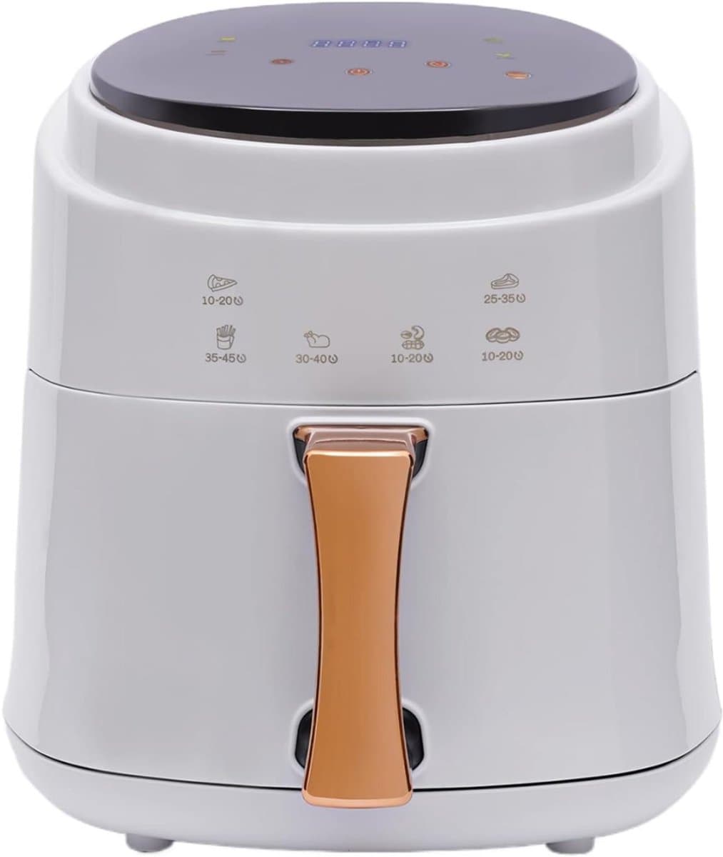 MIRA® Mini Airfryer - Airfryer - Heteluchtfriteuse - Compact - Wit - 26cm x 25cm x 30cm — afbeelding 1