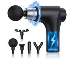 White-Label® Massage Gun Professioneel - Massage Apparaat - Theragun - Zwart