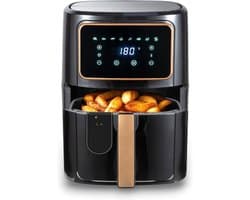 SAVI® Airfryer XXL - Mini-oven - Heteluchtfriteuse - Zwart - 36cm x 40cm x 36cm