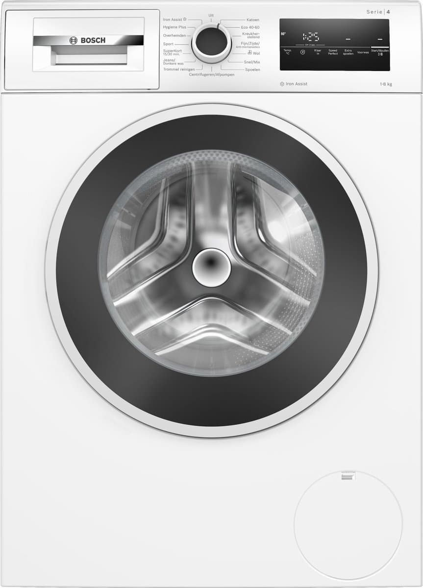 Bosch WAN2827BNL - Serie 4 - Wasmachine met stoom - 1400 rpm - Energielabel A - 8 KG - Iron Assist: vermindert kreukels tot 50% - Speedperfect - Stil — afbeelding 1