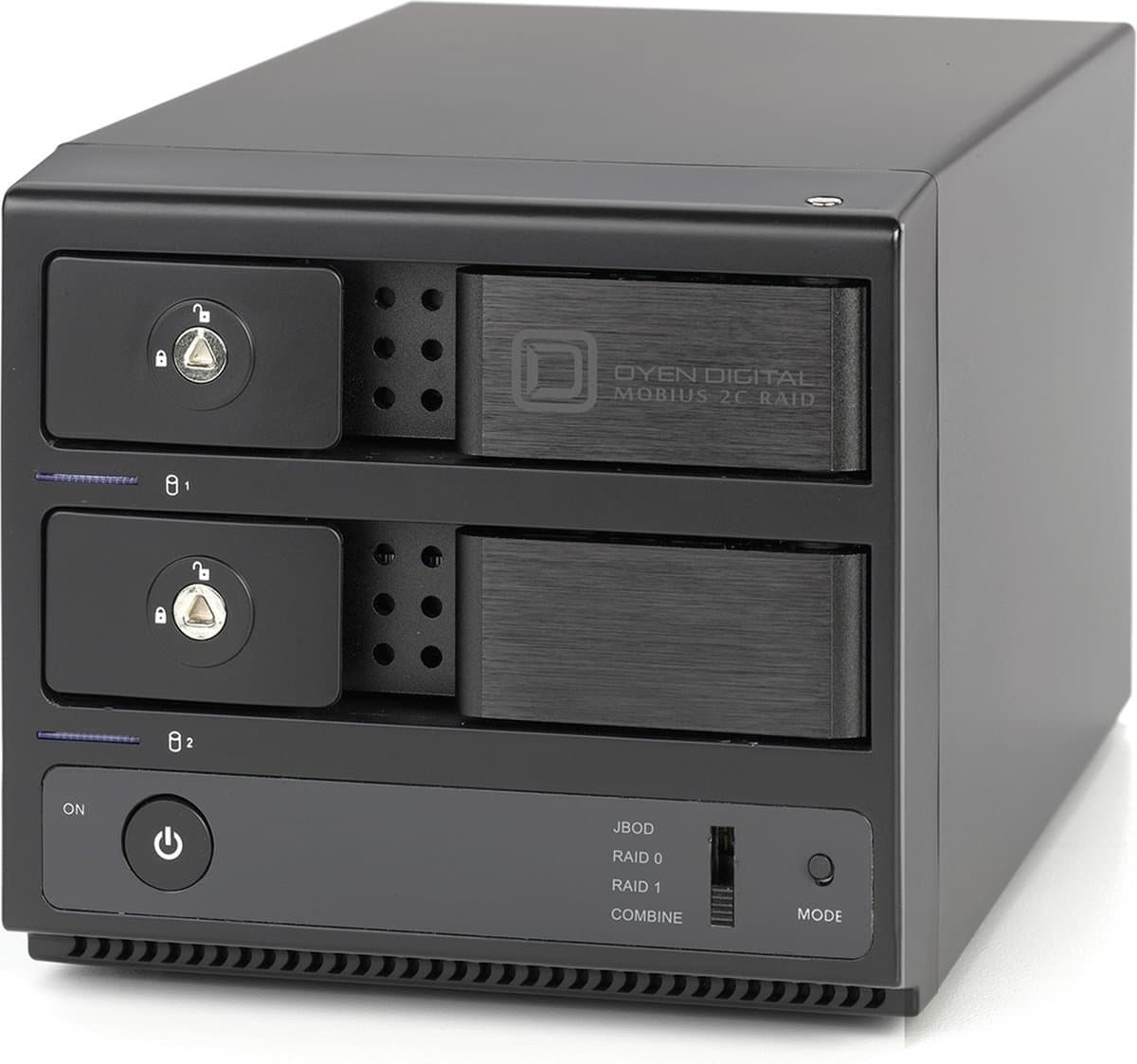Oyen Digital Mobius 2C RAID 2-Bay USB-C HDD - 32TB — afbeelding 1
