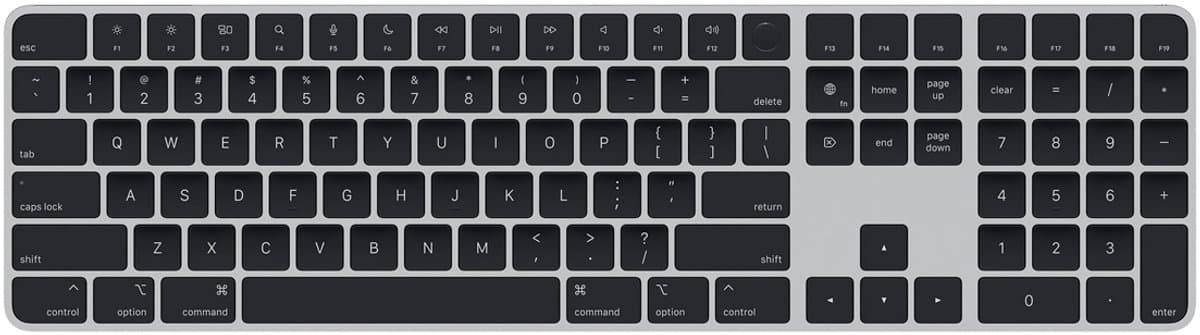 Apple Magic Keyboard Numeric with Touch ID QWERTY INT Black — afbeelding 1