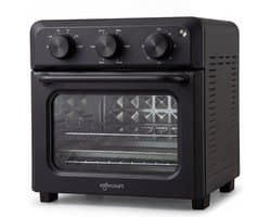 Safecourt 6-in-1 Airfyer oven - 100% PFAS-vrij - 6 programma’s - 80 tot 230 graden - Airfryer, bakken, roosteren, toasten, grillen & opwarmen - Zwart