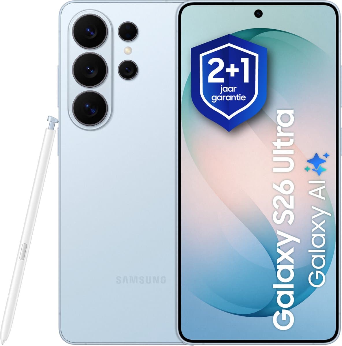 Samsung Galaxy S26 Ultra - 256GB - Sky Blue + 1 jaar extra garantie — afbeelding 1