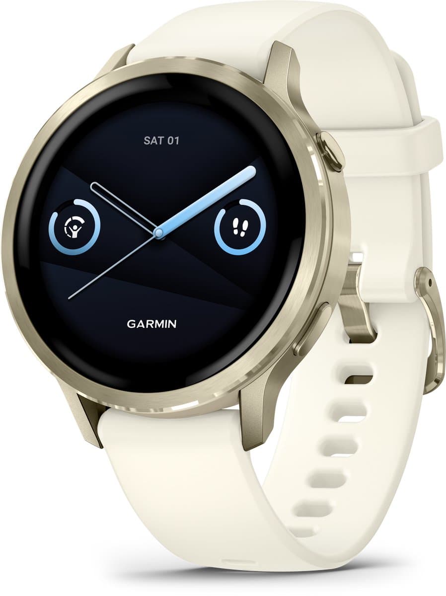 Garmin Venu 4 - Multisport smartwach - 41 mm - AMOLED - Goudkleurig/Creme — afbeelding 1