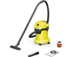 Kärcher WD 3 V-17/4/20 Nat- en Droogzuiger - 1000 W - 17 liter - Patroonfilter