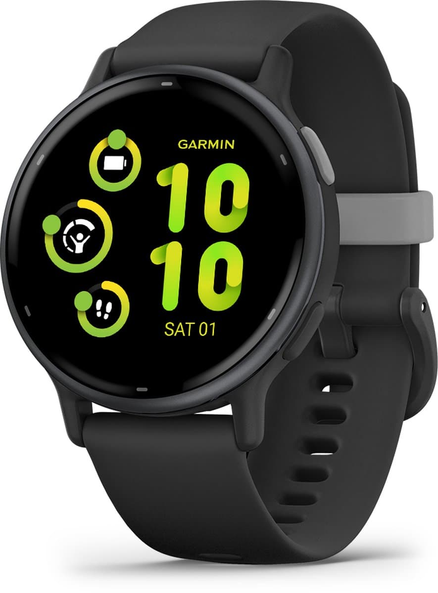 Garmin Vivoactive 5 - Sporthorloge - AMOLED-Scherm - 42 mm - Zwart — afbeelding 1