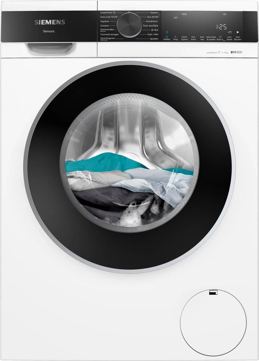 Siemens WG44G2ZWNL - iQ500 - Wasmachine met stoom - 1400 rpm - smartFinish: vermindert kreukels tot 50% - speedPack L: verkort wasprogramma's met varioSpeed - Energielabel A — afbeelding 1