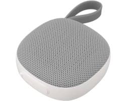 Oneay Magnetische golfspeaker – Draagbare IPX6 Bluetooth 5.3 speaker met stereo bas, microfoon en draagband – Met geheugenkaartslot, magneet en haak voor bevestiging aan golftas – Geschikt voor buitengebruik - Wit