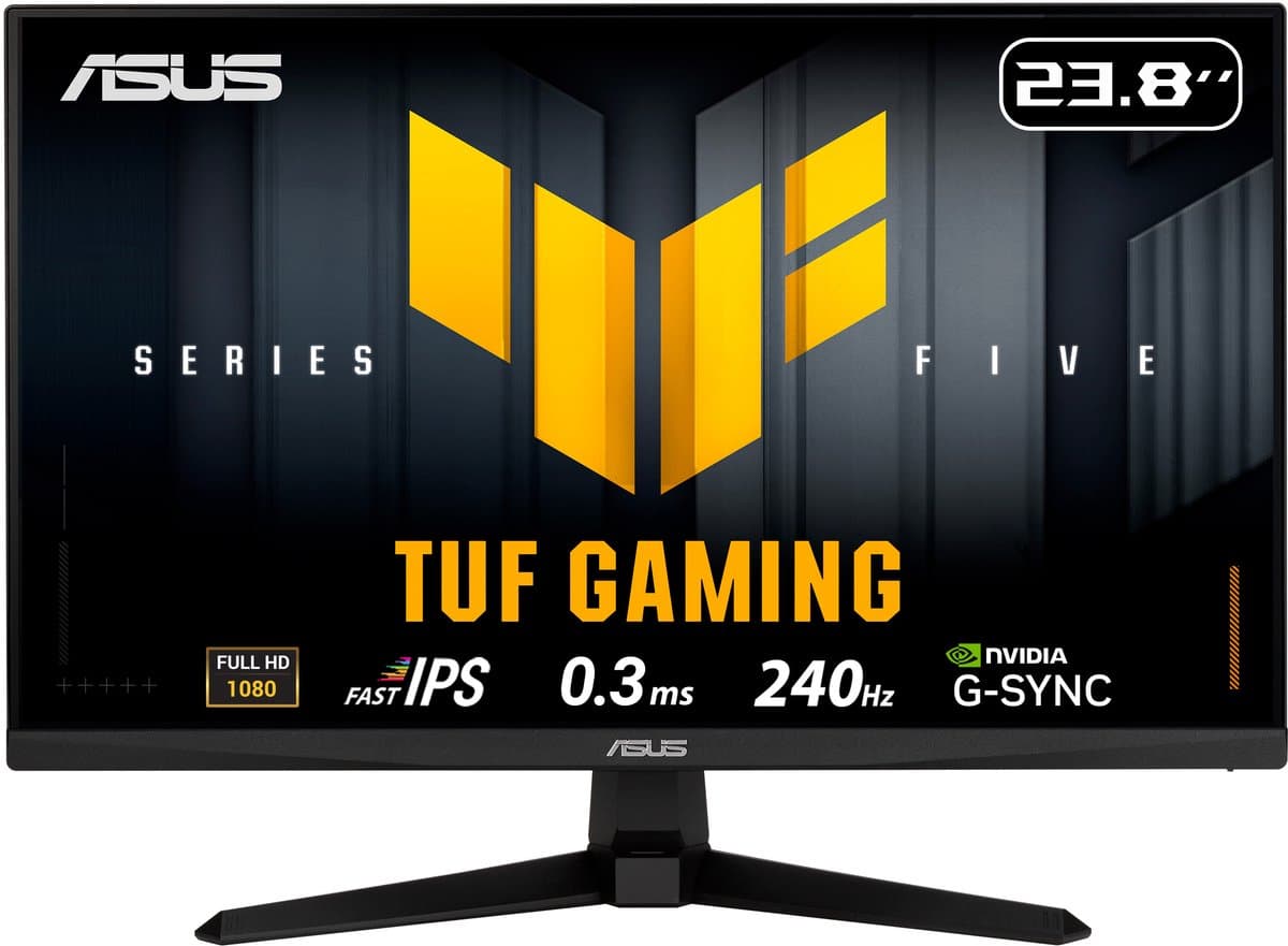ASUS TUF Gaming VG249QM5A - FHD Fast IPS Gaming Monitor - 240Hz - 0.3ms - 24 Inch — afbeelding 1