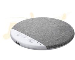 Slaapsprekers - kussenspeaker - Slaapgeluidsspeaker - muziek bij het kussen - timer voor uitschakelen - lichte muziek - witte ruis - Bluetooth - verbinding - slaapondersteuner - speaker onder het kussen - geschikt voor rustige nachten - grijs