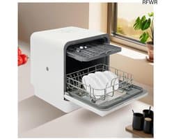 Mini vaatwasser - Kleine afwasmachine - 5 programma's - Energieklasse D - Servies