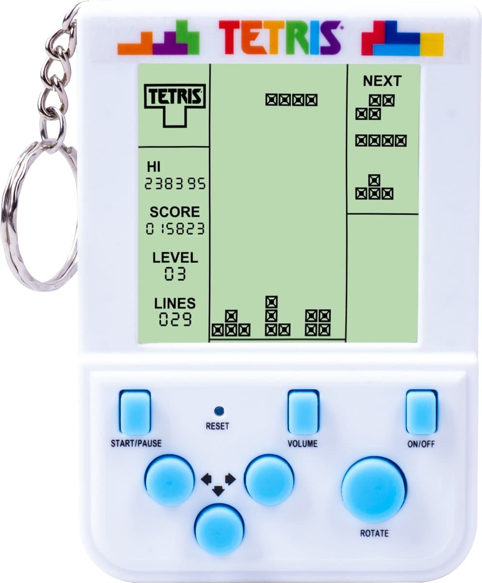 Tetris - retro gaming handheld (sleutelhanger) — afbeelding 1