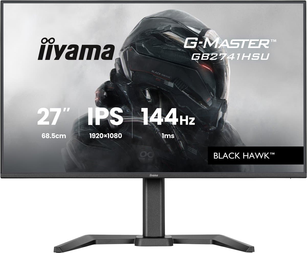 iiyama G-Master GB2741HSU-B1 Black Hawk - 27 inch - Full HD - IPS - 240 Hz - Verstelbaar — afbeelding 1