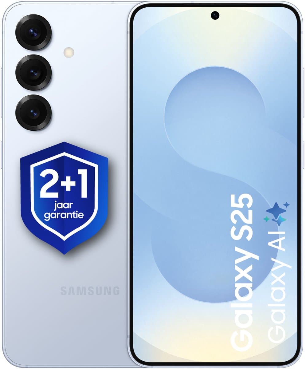 Samsung Galaxy S25 5G - 128GB - Icy Blue + 1 jaar extra garantie — afbeelding 1