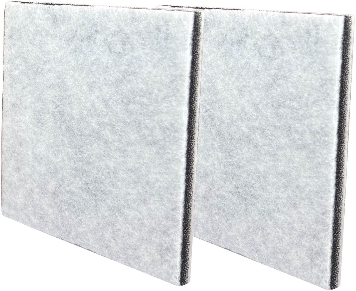 Multaparts® motor filter geschikt voor Philips - set a 2 stuks - | 3-laags filter achter stofzak | Afm. 127 x 127 x 10 mm | O.a. geschikt voor HR8500, HR8564, HR8566, FC90.., FC91.., Jewel & Performer serie | Alternatief voor 482248010228 — afbeelding 1