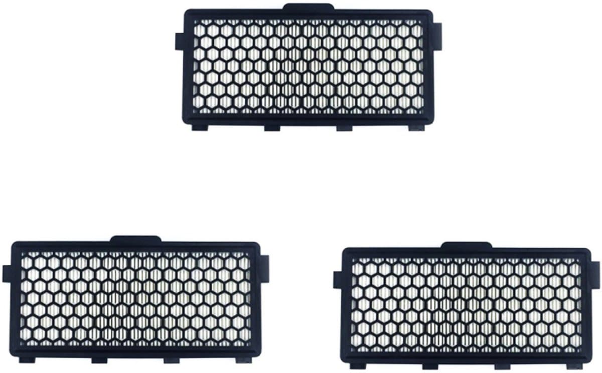 3 stuks Hepa Filter - geschikt voor Miele Classic Compact C1, Complete C2 & C3 - SF-HA 50、S4、S5、S6、S8、S4000、S5000 - Koolstof Filter — afbeelding 1